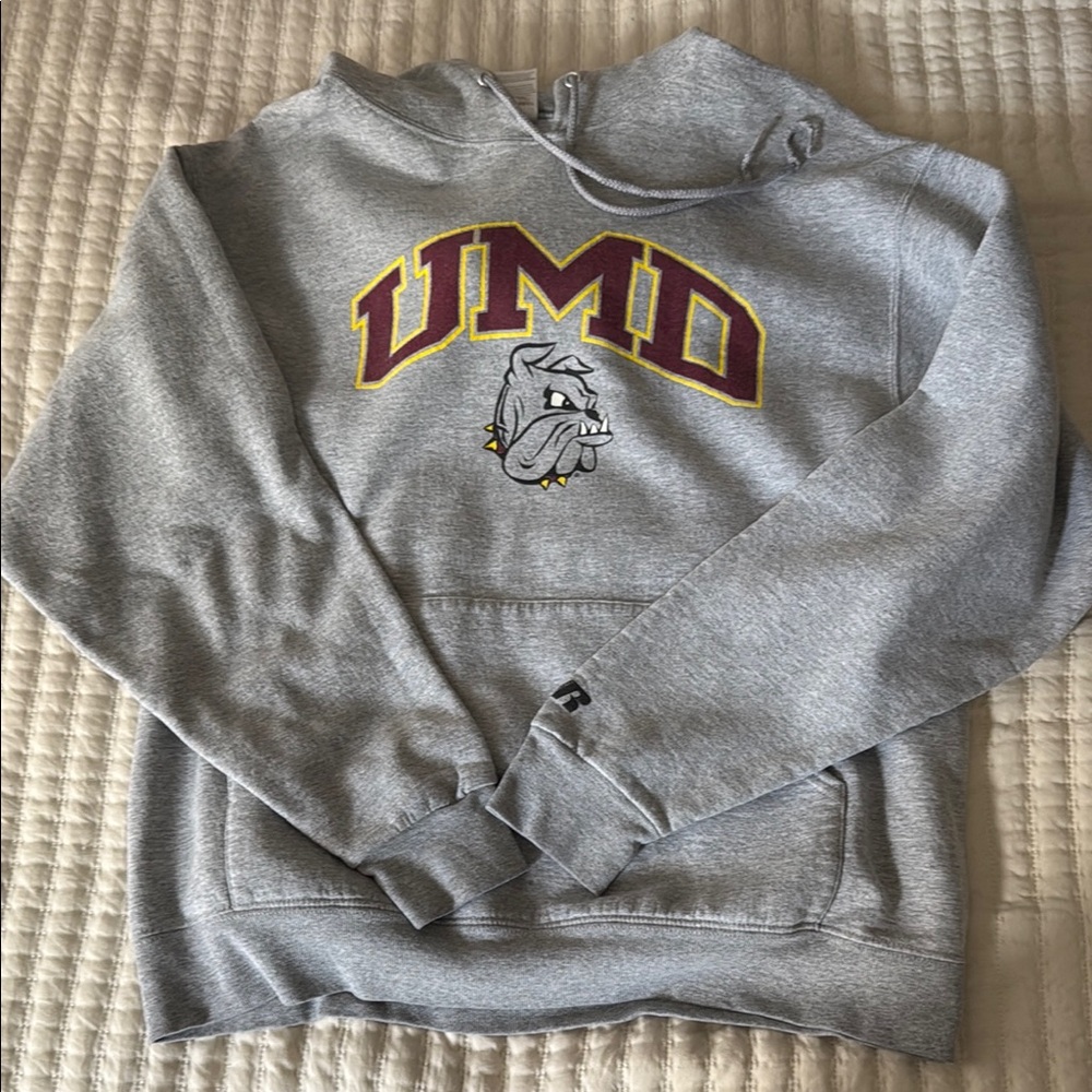 Gray UMD Bulldogs Hoodie